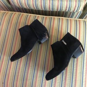 Black Suede Booties